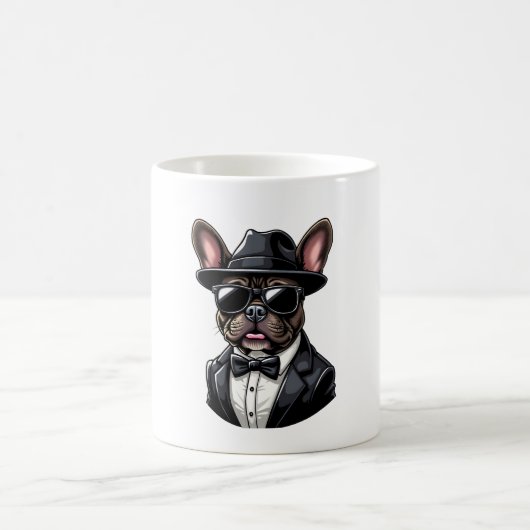 Frenchie The Gangster Kaffeetasse (Mittel)