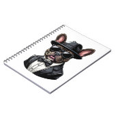 Frenchie The Gangster Notizblock (Linke Seite)