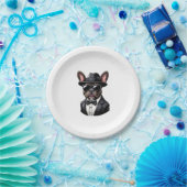 Frenchie The Gangster Pappteller (Party)