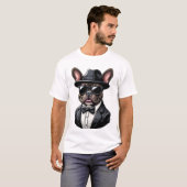 Frenchie The Gangster T-Shirt (Vorne ganz)