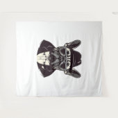 Frenchie The Gangster Wandteppich (Vorderseite (Horizontal))