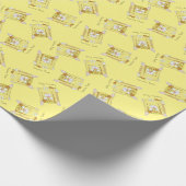 Frenchie Toast French Bulldog Funny Geschenkpapier (Ecke)