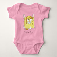 Frenchie Toast French Bulldog Kid's Baby Bodysuit