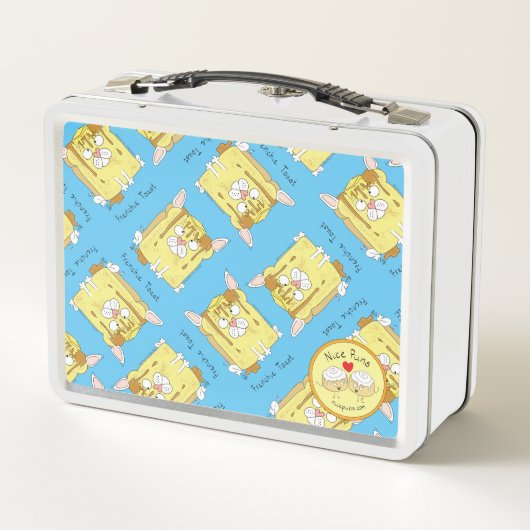 Frenchie Toast French Bulldog Lunch Box (Rückseite)