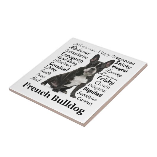 Frenchie Tracks Tile Fliese (Seite)