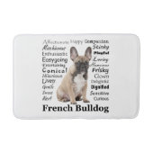 Frenchie Traits Bath Mat Badematte (Vorderseite)