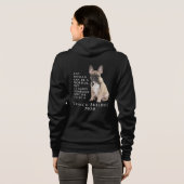 Frenchie Traits Hoodie (Schwarz voll)