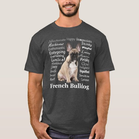 Frenchie Traits T - Shirt (Vorderseite)