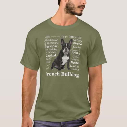 Frenchie Traits T - Shirt (Vorderseite)