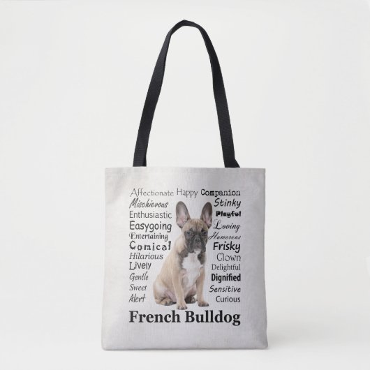 Frenchie Traits Tasche (Vorderseite)