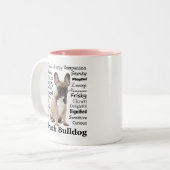 Frenchie Traits Tasse (Vorderseite Links)
