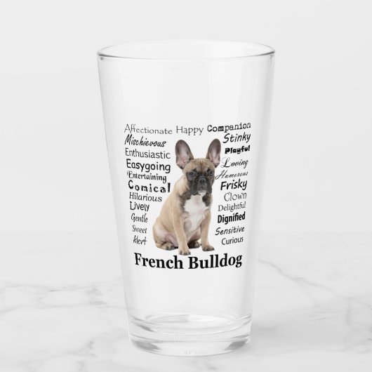 Frenchie Traits Tumbler (Vorderseite)