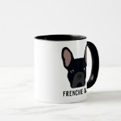 Frenchie Vater Black French Bulldog Tasse (VorderseiteRechts)