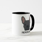 Frenchie Vater Blue French Bulldog Tasse (VorderseiteRechts)
