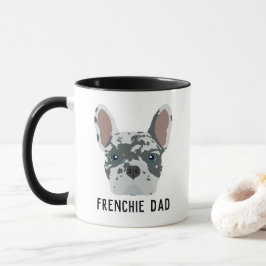 Frenchie Vater Blue Merle French Bulldog Tasse