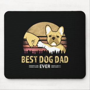 Frenchie Vater Ever Vintag French Bulldog Puppy Lo Mousepad