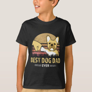 Frenchie-Vater Ever Vintage Französische Bulldogge T-Shirt