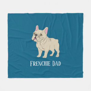 Frenchie-Vater Fleecedecke