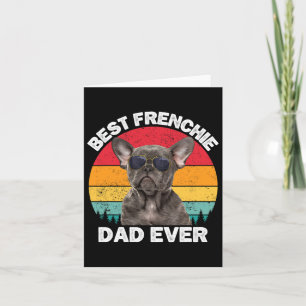 Frenchie Vater Fun Französischer Bulldog Lover Eig Karte