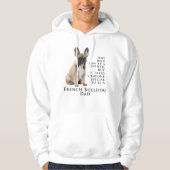 Frenchie Vater Hoodie (Vorderseite)