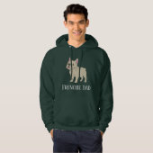 Frenchie-Vater Hoodie (Vorne ganz)