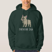 Frenchie-Vater Hoodie (Vorderseite)