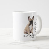 Frenchie Vater Jumbo Tasse (Vorderseite Rechts)
