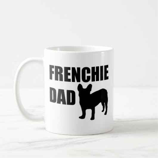 Frenchie Vater Kaffeetasse (Links)