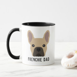 Frenchie Vater Light Fawn French Bulldog Tasse
