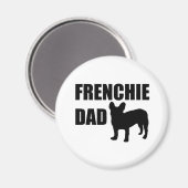 Frenchie Vater Magnet (Vorderseite/Rückseite)