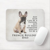 Frenchie Vater Mousepad (Mit Mouse)