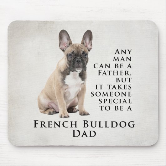 Frenchie Vater Mousepad (Vorne)