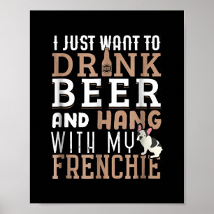 Frenchie Vater T Funny French Bulldog Lover Gesche Poster