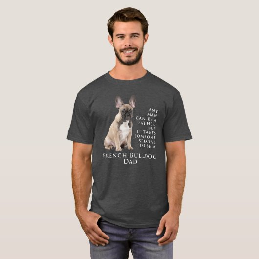 Frenchie Vater T - Shirt (Vorne ganz)