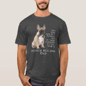Frenchie Vater T - Shirt (Vorderseite)