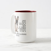 Frenchie Vater Tasse (Vorderseite Links)