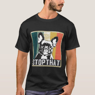 Frenchie Vintage Französische Bulldogge Männer F T-Shirt