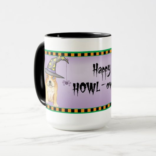 Frenchie Witch Tasse (Vorderseite Links)