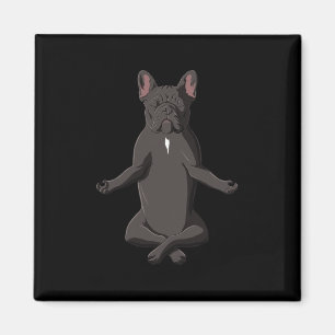 Frenchie Yoga Dog French Bulldog Magnet