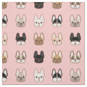 Frenchies-Familie Stoff (Muster)