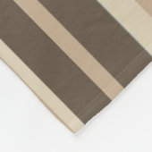 Frenchies Neutral Striped Fleecedecke (Ecke)