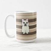 Frenchies Neutral Striped Kaffeetasse (Links)