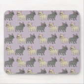 Frenchies, Purple Mousepad (Vorne)