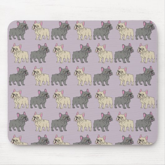 Frenchies, Purple Mousepad (Vorne)