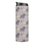 Frenchies, Purple Thermosbecher (Nach rechts gedreht)