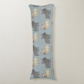 Frenchies, Smokey Blue Seitenschläferkissen (Vorderseite Vertikal)