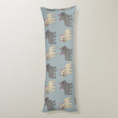 Frenchies, Smokey Blue Seitenschläferkissen (Rückseite (Vertikal))