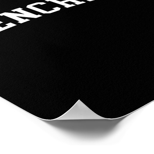 Frenchman poster (Ecke)