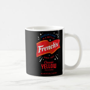 Frenchs Gelbes Mustard Label Feinschmecker Kostüm  Kaffeetasse