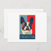 Frenchton Dog Postkarte (Vorne/Hinten)